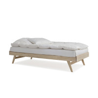 Notte runkosänky 80 tai 90 cm. Lakattu koivu