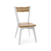 Lana ruokapöydän tuoli, antiikki/valkoinen