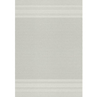 Lotta-matto 160x230 cm hopea/valkoinen