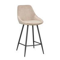 Baarituoli Sierra beige kangasverhoilu