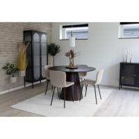 House Nordic Bolton pyöreä ruokapöytä ø 120 cm pähkinä