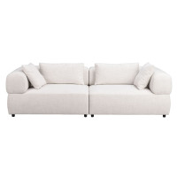 Rowico Falkner 3-istuttava sohva 246 cm vaalea beige