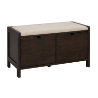 Rowico Hillmond eteispenkki laatikoilla 80cm ruskea tammi