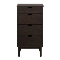 Rowico Garrison lipasto 4-laatikkoa, ruskea tammi