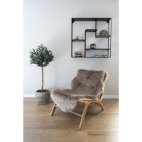 House Nordic keinotekoinen lampaantalja 180x60 cm ruskea