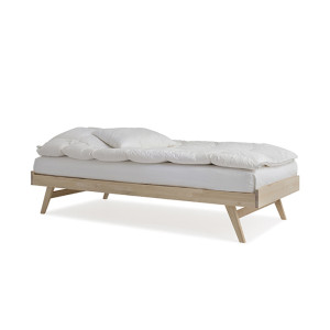 Notte runkosänky 80 tai 90 cm. Lakattu koivu