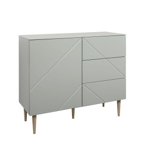 Hiipakka Vilja kapea senkki 100 cm ovi vasemmalla oliivin vihreä