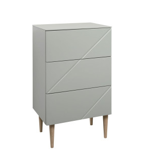 Hiipakka Vilja kapea lipasto 50 cm. oliivin vihreä