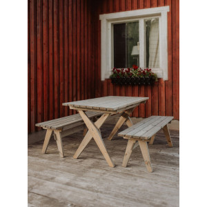 EcoFurn Granny pöytä ja penkit, valitse väri