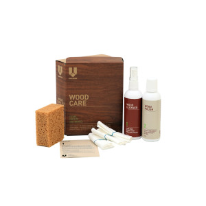 Wood Care puhdistus ja suojaussetti puisille huoenkaluille