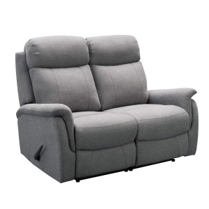 Rubin 2-istuttava recliner sohva, Harmaa