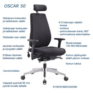Oscar 50 työtuoli 30