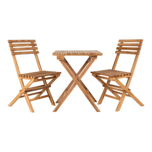 House Nordic Cuenca tiikkipöytä ja tuolit