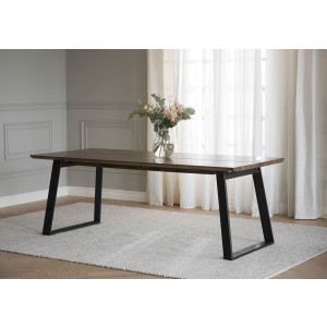 Rowico Melville ruokapöytä 95x210 cm ruskea tammi