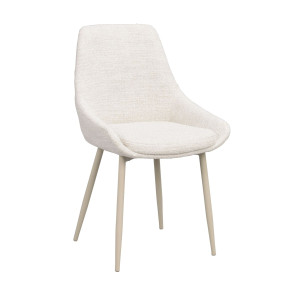 Rowico Sierra tuoli vaalea beige / beige metallijalka