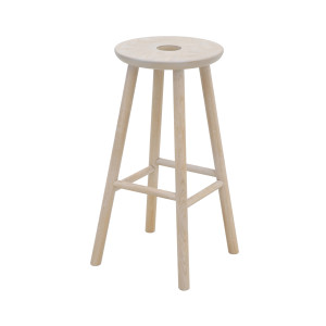 Vilja saarekejakkara 65 cm valkolakattu tammi