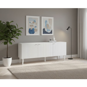 Hanki tv-taso ovilla 150 cm valkoinen