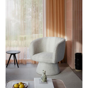 Rowico Shoreham pyörivä nojatuoli beige