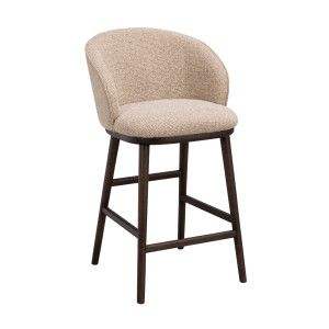 Rowico Judson baarituoli keskibeige, ruskeat jalat